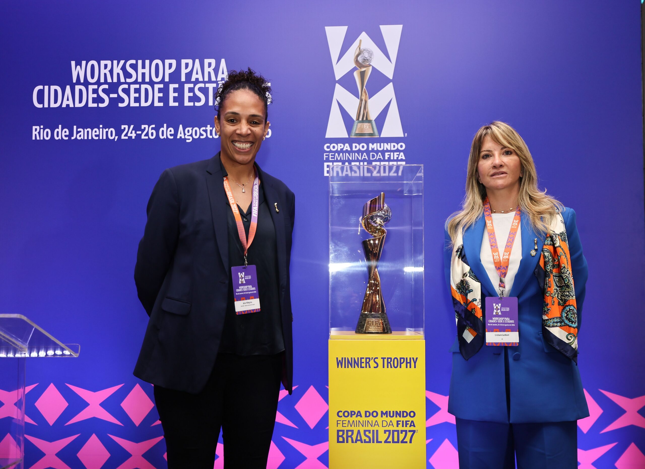 Rio sedia II Workshop de Cidades-Sede e Estádios da Copa do Mundo Feminina da FIFA 2027