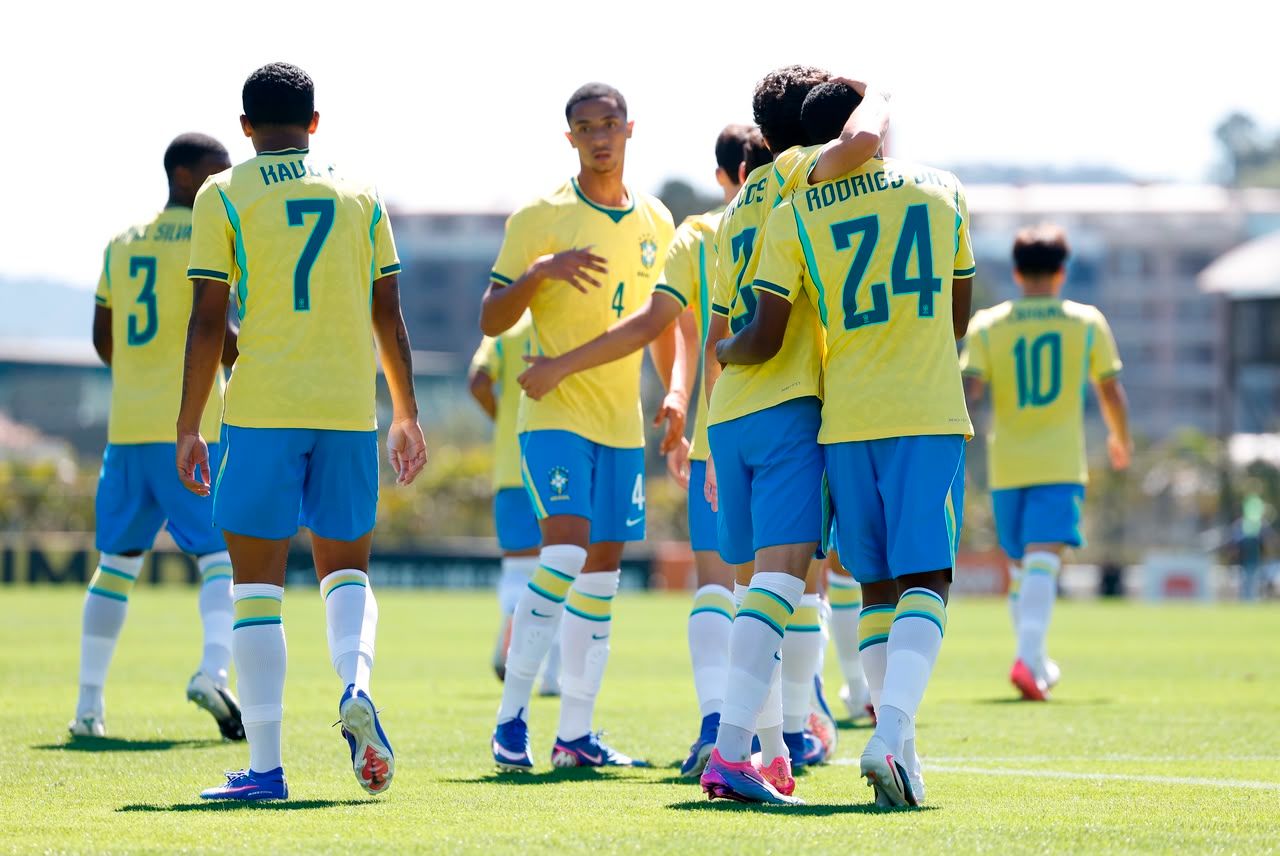 Seleção Brasileira Sub-17 vence a Venezuela em amistoso na Granja Comary