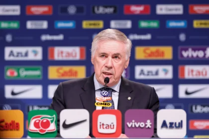 Carlo Ancelotti em sua oitava convocação de Seleção Brasileira para os amistosos em Singapura Rafael Ribeiro/CBF