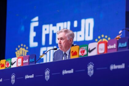 Carlo Ancelotti anunciará convocação para amistosos com Japão e Singapura Créditos: Rafael Ribeiro/CBF